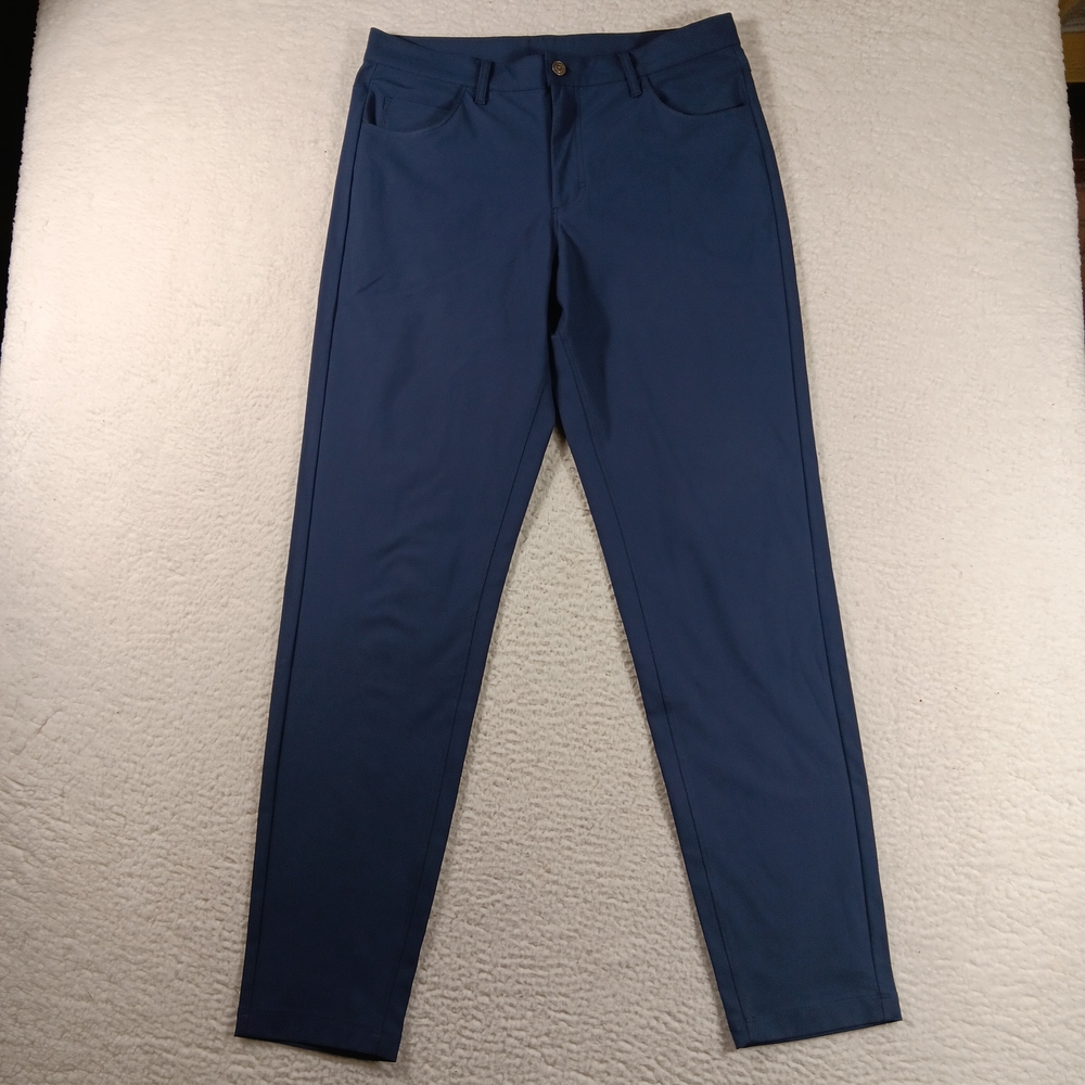 Fabletics Pants Mens 34x34 Blue The Don 5 Pocket Performance Golf Commuter